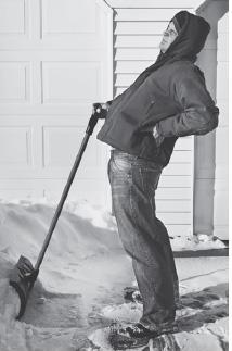 shoveling snow back pain chiropractor chippewa