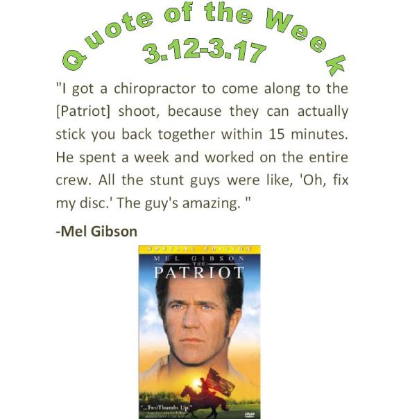 chippewa falls wi chiropractors quote of the week 3.12-3.17 2012